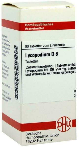 Dhu Lycopodium D6 80 Tabletten