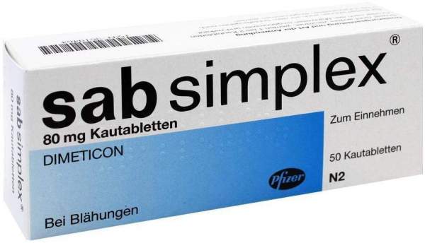 Sab Simplex 50 Kautabletten