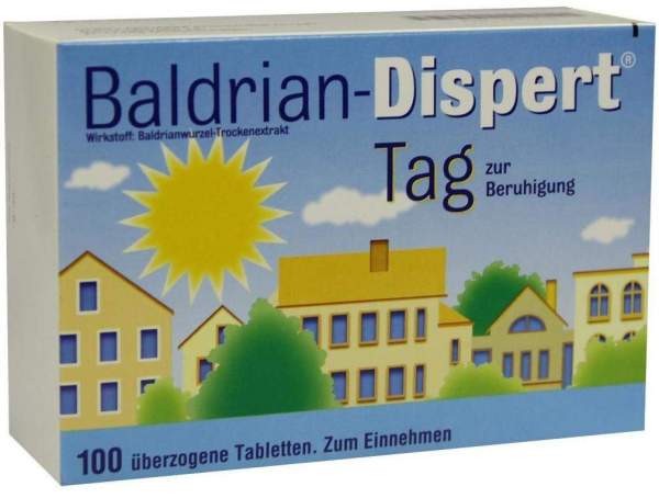 Baldrian Dispert Tag 100 Überzogene Tabletten