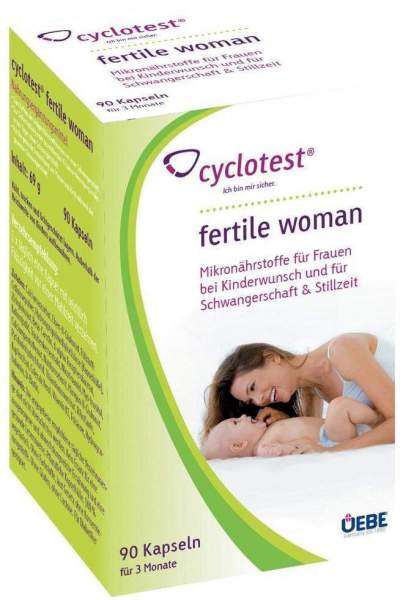 Cyclotest Fertile Woman Mikronährstoff 90 Kapseln