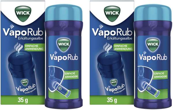 Wick VapoRub Erkältungssalbe im Applikator 2 x 35 g