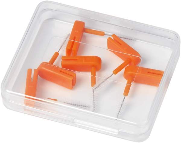 Wingbrush Ersatz Aufsätze M-L orange 6er Set