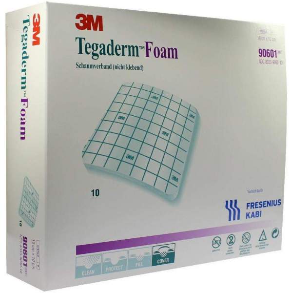 Tegaderm Foam Fk 10x10cm 90601
