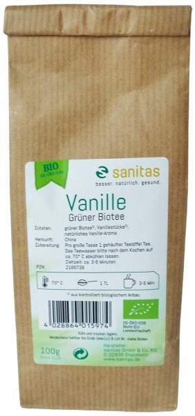 Grüner Tee Vanille Kba 100g