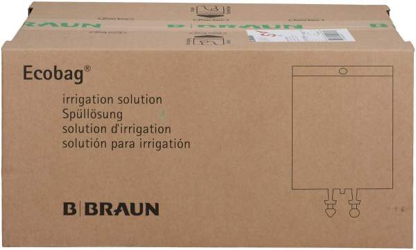 Kochsalzlösung 0,9% B.Braun Spüllösung Ecobag Click 4x3000 Ml...