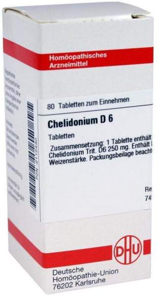 DHU Chelidonium D6 80 Tabletten
