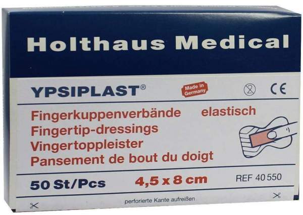 Fingerkuppenverband Ypsiplast 4,5x8cm Elast.Haut