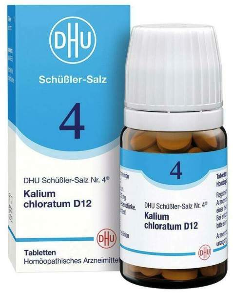 Dhu Schüßler-Salz Nr. 4 Kalium Chloratum D12 80 Tabletten