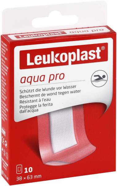 Leukoplast Aqua Pro Strips 38 X 63 mm 10 Stück