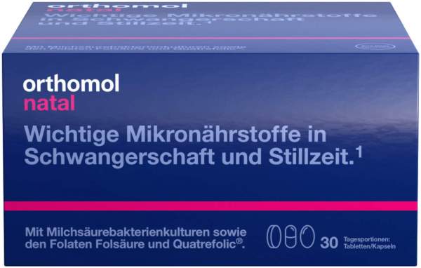 Orthomol Natal Tabletten-Kapseln Kombipackung 30 Portionen