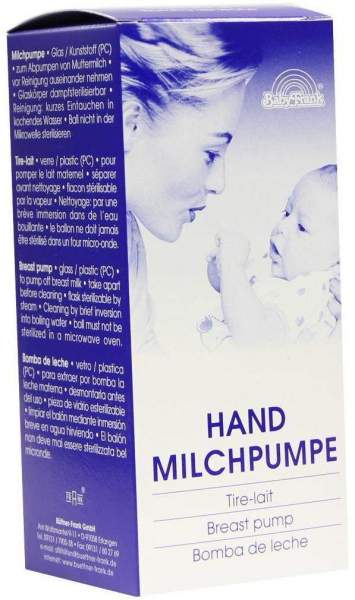 Milchpumpe Frank Hand Kunststoff Unzerbrechlich 10342 1 Stück