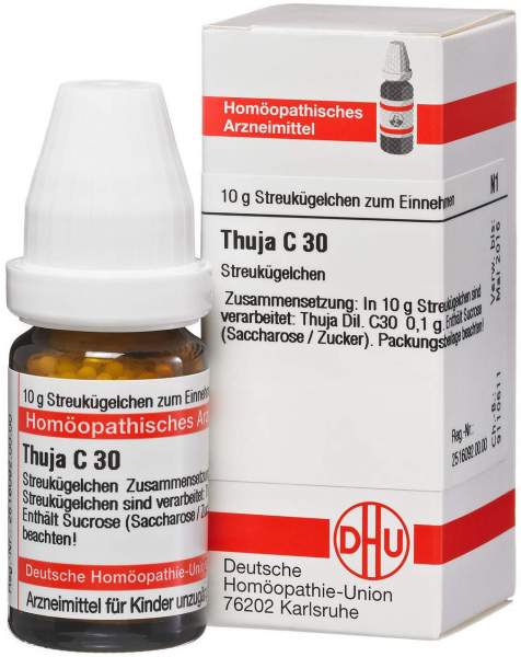 DHU Thuja C30 10 g Globuli