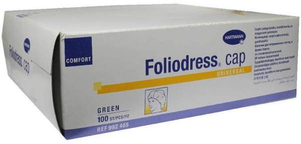 Foliodress Cap Comfort Universal Grün Op-Hauben