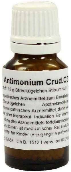 Antimonium Crudum C 30 Globuli