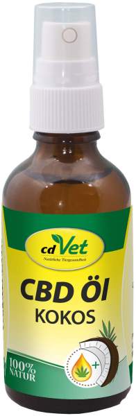 Cbd Öl Kokos Ergänzungsfuttermittel Für Hunde und Pferde 50 ml