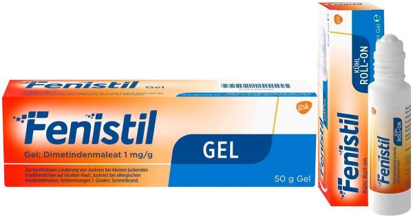 Sparset Allergie Fenistil Gel 50 g &amp; Fenistil Kühl Roll-on 8 ml