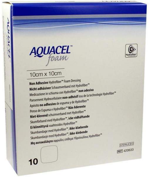 Aquacel Foam N,adh 10x10 cm Verband