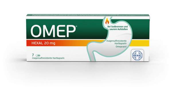 Omep Hexal 20 mg 7 magensaftresistente Kapseln