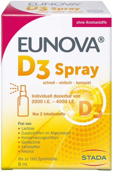 Eunova Vitamin D3 8 ml Spray