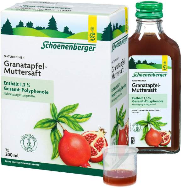 Granatapfel Muttersaft Schoenenberger Heilpflanzensaft 3 X 200...