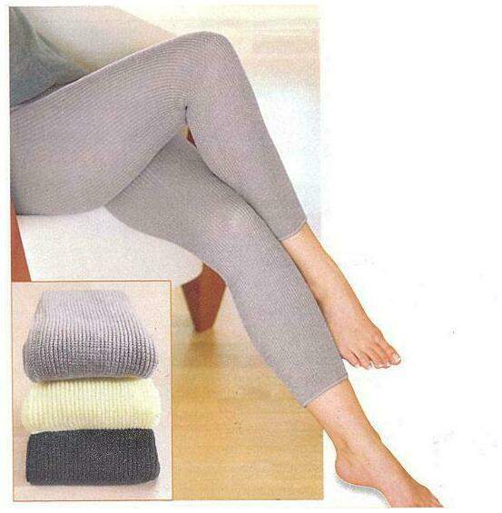 Thermo Leggings Einheitsgröße, grau