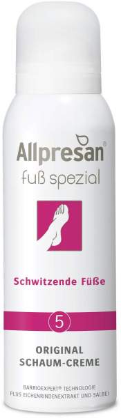 Allpresan Fuß Spezial Schwitzende Füße Nr. 5 125 ml Schaum