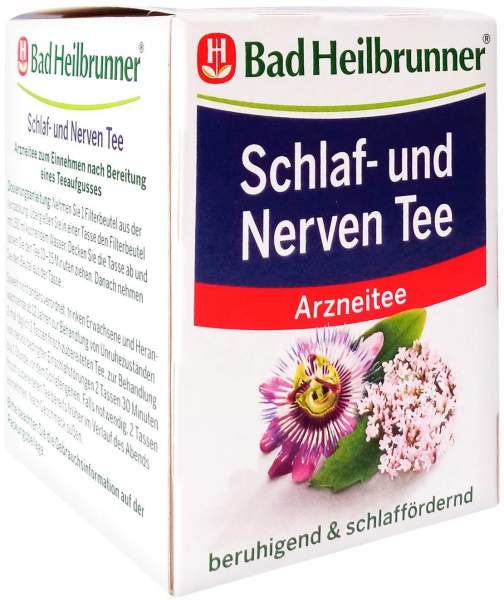 Bad Heilbrunner Schlaf- und Nerventee 8 Filterbeutel