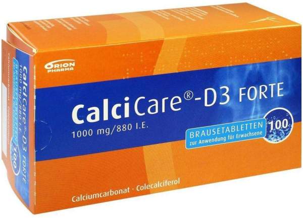 Calcicare D3 Forte 100 Brausetabletten kaufen Volksversand
