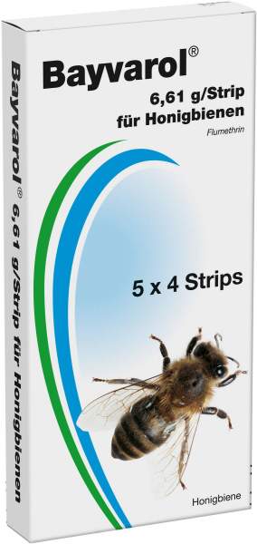 Bayvarol 3,6 mg Streifen für Honigbienen 5 x 4 Strips