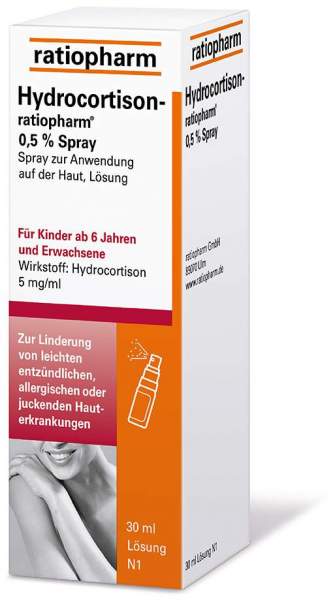 Hydrocortison-Ratiopharm 0,5% 30 ml Spray