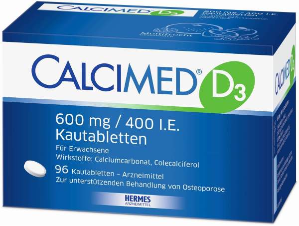 Calcimed D3 600 mg 400 I.E. 96 Kautabletten