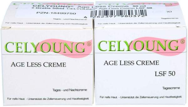 Celyoung age less Creme+gratis LSF 50 2 x 50 ml