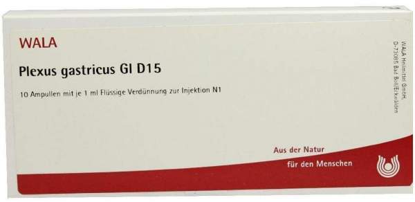 Plexus Gastricus Gl D 15 Ampullen 10 X 1 ml