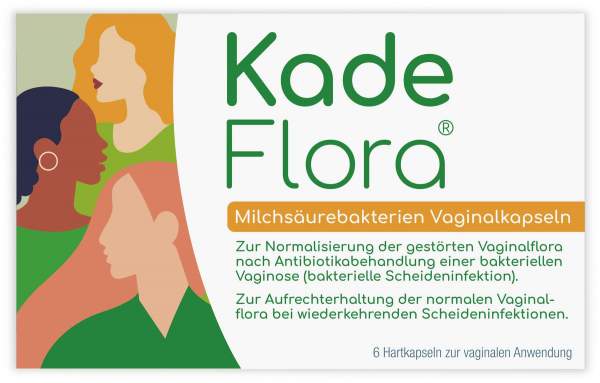 Kadeflora Milchsäurebakterien Vaginalkapseln 6 Stück