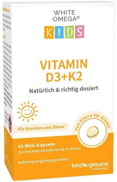 White Omega Kids Vitamin D3+k2 Kapseln