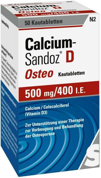 Calcium Sandoz D Osteo 50 Kautabletten
