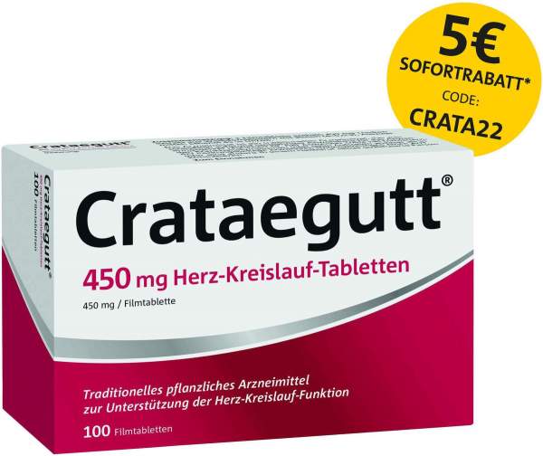 Crataegutt 450 mg Herz-Kreislauf-Tabletten 100 Stück