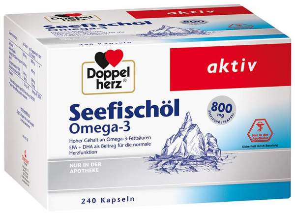 Doppelherz Seefischöl Omega3 240 Kapseln