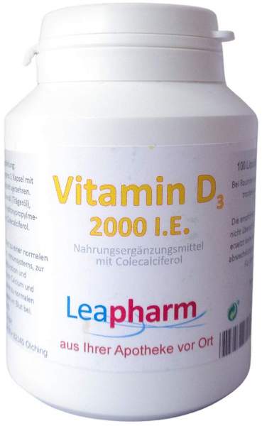 Vitamin D 2000 I.E. Kapseln 100 Stück
