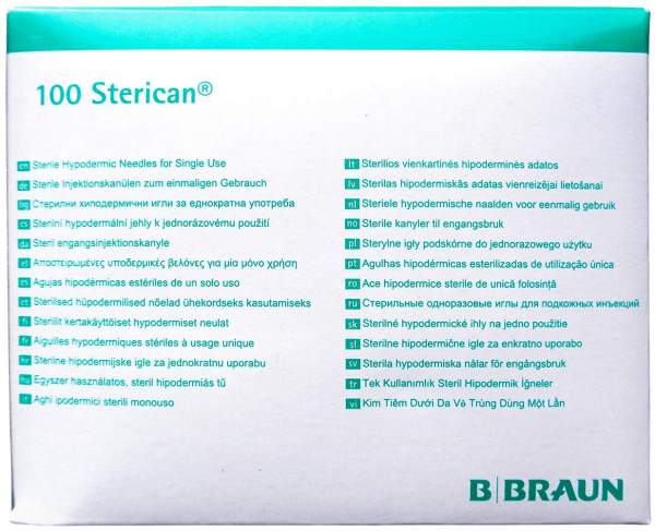 Sterican Einmalkanüle 25 G 25 mm 100 Kanülen