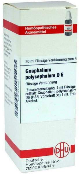 DHU Gnaphalium polycephalum D6 20 ml Dilution