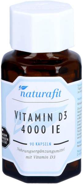 Naturafit Vitamin D3 4.000 I.E. 90 Kapseln