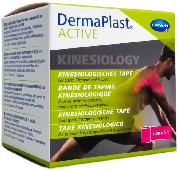 Dermaplast Active Kinesiology Tape 5 cm X 5 M Pink