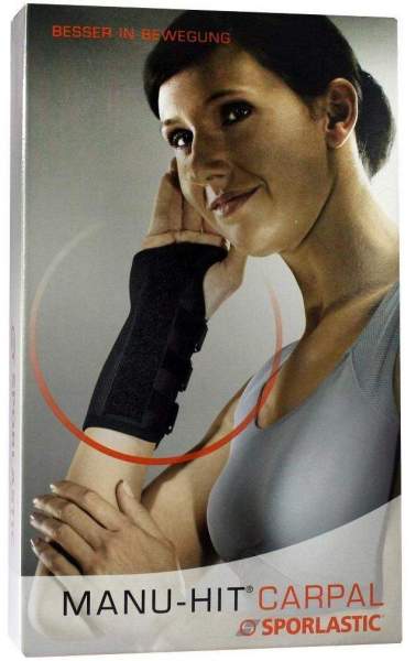 Manu-Hit Carpal Orthese Links Gr.S Haut T 07233