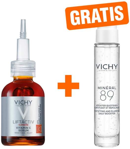 Vichy Liftactiv Vitamin C Serum 20 ml + gratis Mineral 89 10 ml
