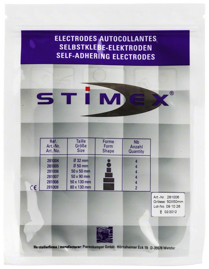 Cefar Compex selbstklebende Elektroden 50x50 mm