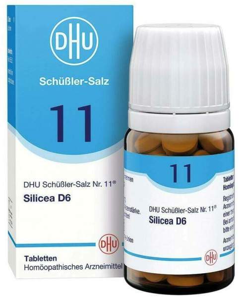 Dhu Schüßler-Salz Nr. 11 Silicea D6 80 Tabletten