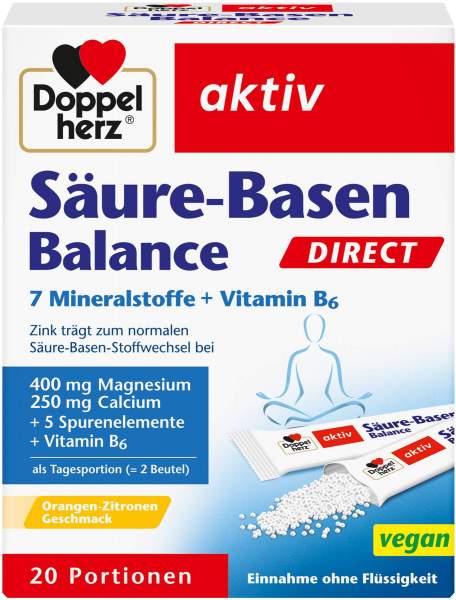 Doppelherz Aktiv Säure - Basen Balance 20 Direct Pellets