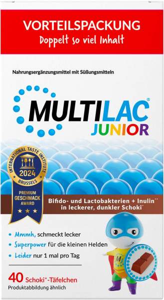 Multilac Junior Täfelchen 40 Stück