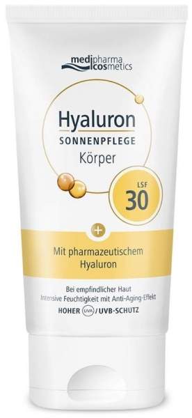 medipharma cosmetics Hyaluron Sonnenpflege Körper LSF 30 150 ml Creme